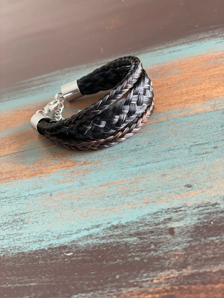 Triple Braid Horse Hair Bracelet