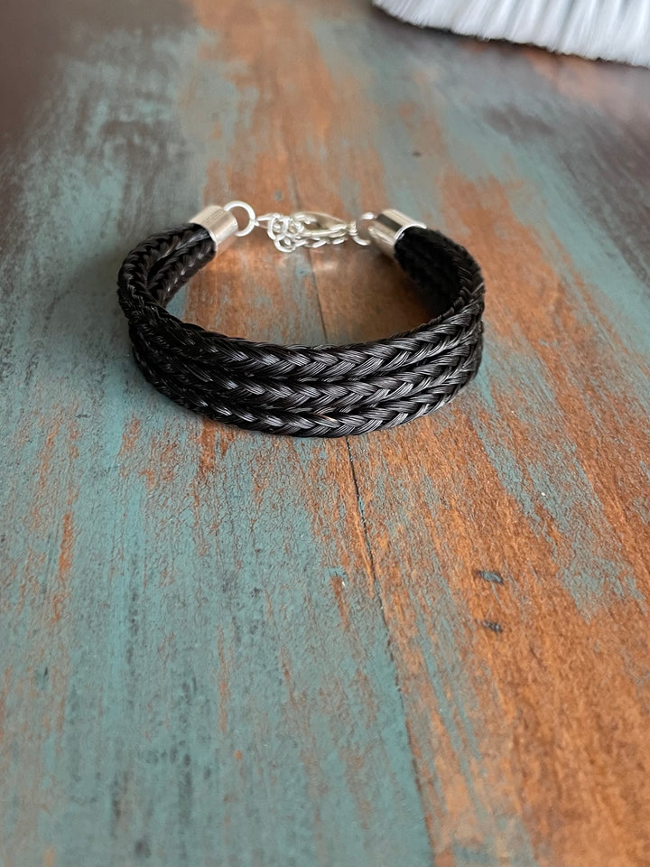 Triple Braid Horse Hair Bracelet